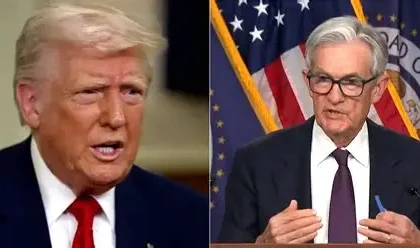 Donald Trump speaking about Federal Reserve Chair Jerome Powell during interview
