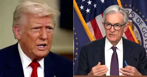 Donald Trump speaking about Federal Reserve Chair Jerome Powell during interview