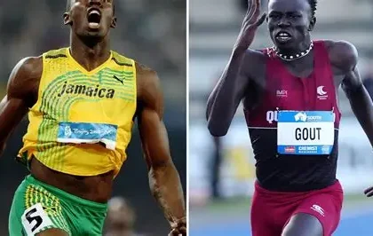 Usain Bolt advising young sprinter Gout Gout on track career focus