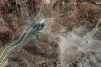 Empty streets in Tehran during economic slowdown