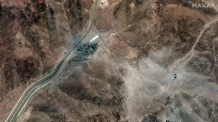 Empty streets in Tehran during economic slowdown