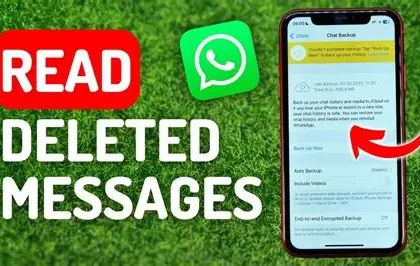WhatsApp chat showing auto delete messages after read feature