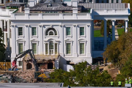 Trump White House ballroom construction