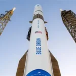 Blue Origin's New Glenn rocket stands grounded after satellite launch failure.