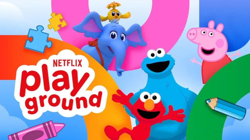 Netflix Playground kids gaming app with interactive games for children