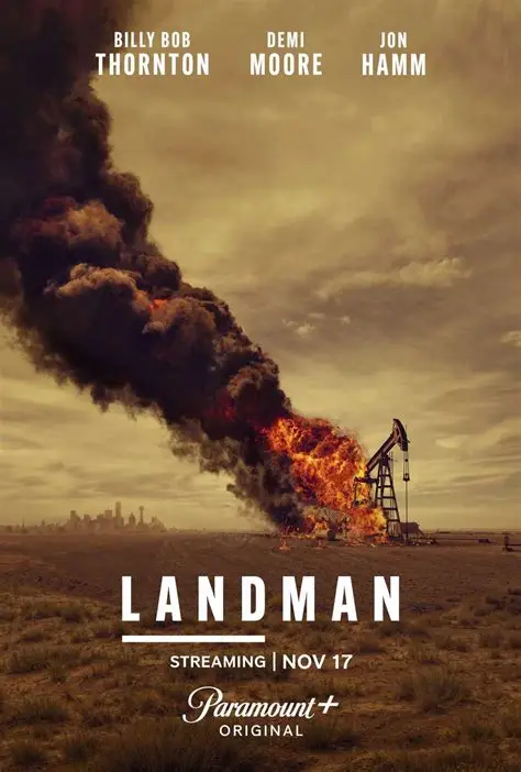 Billy Bob Thornton filming scenes for Landman season 3