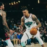 Memphis Grizzlies forward Brandon Clarke during an NBA game before his death at age 29.