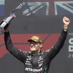 George Russell during a Mercedes Formula 1 race weekend ahead of the Canadian Grand Prix