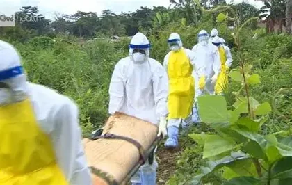 DR Congo Ebola outbreak response team in eastern province