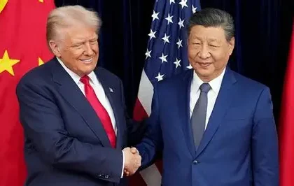 Trump China visit during grand welcome ceremony in Beijing