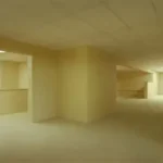 Backrooms Horror Film featuring endless yellow corridors and abandoned rooms