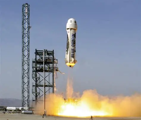 Blue Origin Rocket Explosion creates massive fireball during Florida launch pad test
