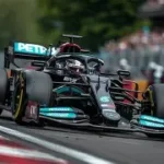 Canada sprint pole winner George Russell during qualifying