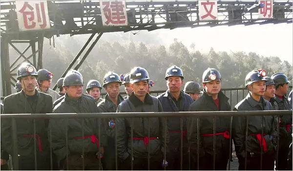 China coal mine explosion rescue operation in Shanxi Province