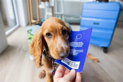 Woman traveling with dog affected by new European pet travel rules