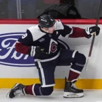 Cale Makar holds right arm after collisionGame 5 Minnesota sits out Avalanche Game 1