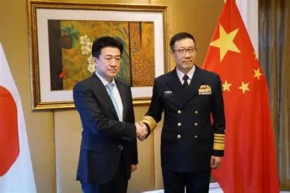 Japan Defence Minister Criticises China for speaking at a regional security summit while addressing concerns about China's military growth