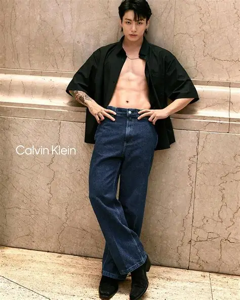 Jung Kook Calvin Klein capsule denim collection