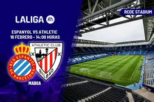 Athletic Club players warming up before LaLiga match against Espanyol at San Mamés