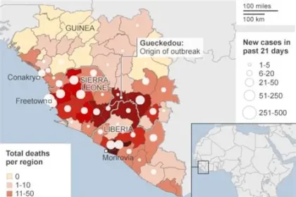 Health workers in protective suits treat Ebola patients DRC as vaccine nine months away