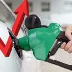 Fuel pump display showing petrol price at Rs414.78 per litre in Pakistan after May 9, 2026 increase.