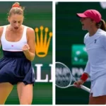 Marta Kostyuk vs Iga Swiatek during French Open fourth-round match at Roland Garros