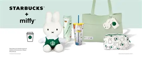 Miffy Starbucks collection drinkware and plush toys