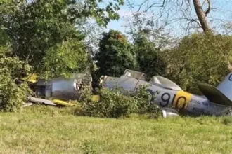 Pilot air show crash involving vintage aircraft during Bedfordshire aviation event
