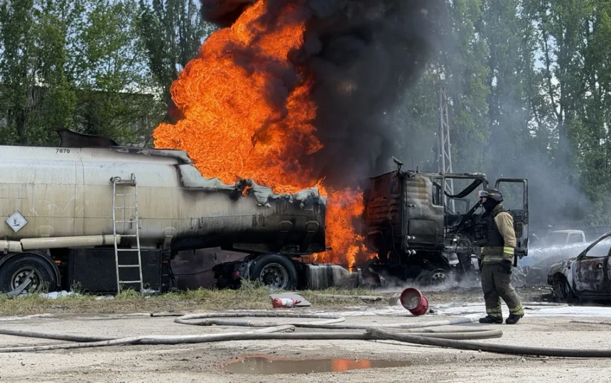 Ryazan oil refinery in Russia halts operations after Ukrainian drone attack on 15 May 2026