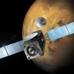 Spacecraft traveling rapidly from Earth to Mars on a new trajectory