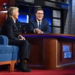 Stephen Colbert and Paul McCartney during The Late Show finale performance