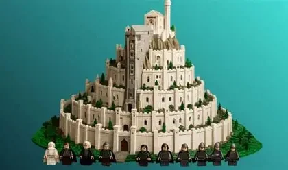 LEGO Minas Tirith set 2026 8278 pieces Lord of the Rings White City