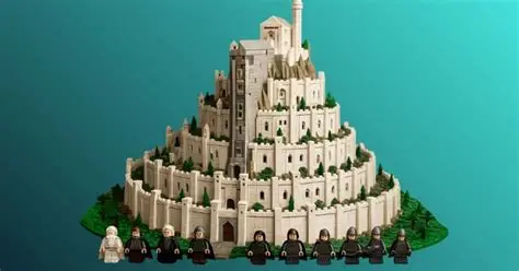 LEGO Minas Tirith set 2026 8278 pieces Lord of the Rings White City