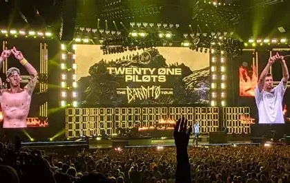 Twenty One Pilots Ohio Stadium 2026 Columbus biggest US headline show announcement drone reveal