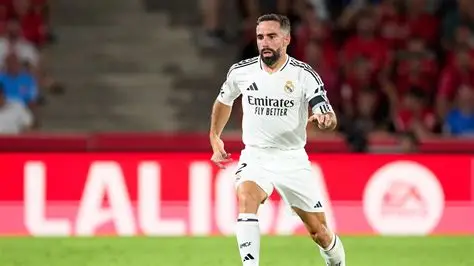 Dani Carvajal waves to crowd at Santiago Bernabeu as he leaves Real Madrid after 23 years