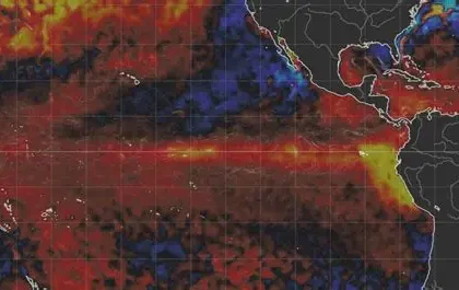 El Niño extreme weather linked to warming oceans and rising global temperatures.