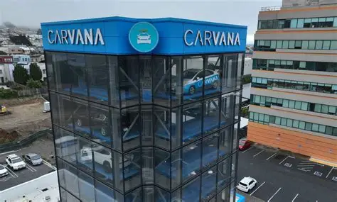 Carvana stock market display showing CVNA shares after a 5-for-1 stock split announcement.