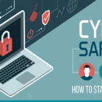 Cybersecurity guide showing how to stay safe online
