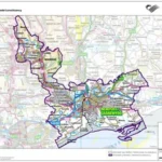 Map showing the Casnewydd Islwyn constituency boundary for the 2026 Senedd Election in Wales.
