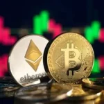 Bitcoin and Ethereum Prices Today showing cryptocurrency market decline with Bitcoin below $69,000 and Ethereum under $2,000