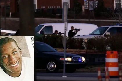 man shot dead FBI California bank