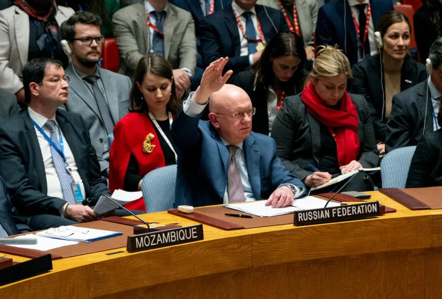 German Foreign Minister Johann Wadephul speaks after Germany blames Russia UN Security Council defeat