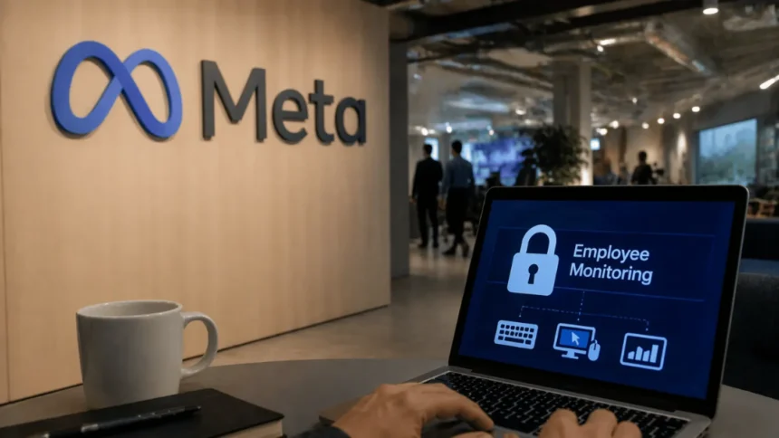 Meta workers opt out tracked work 30-min pause AI keystroke logging.