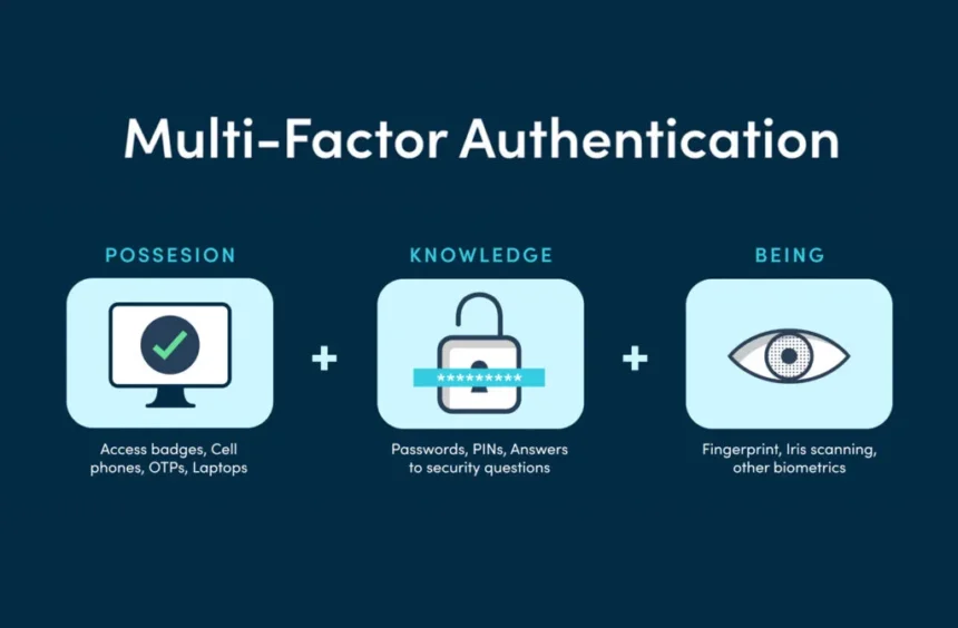 Multi-factor authentication protecting an online account from theft