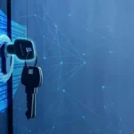 Password managers protecting online accounts with secure passwords and multifactor authentication