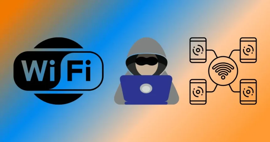 Public Wi-Fi safety tips protecting traveler data at an airport