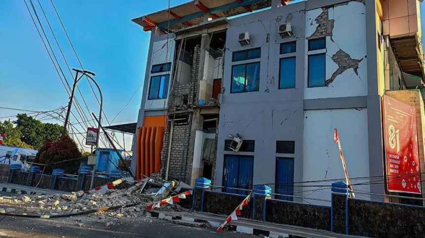 Indonesia earthquake near Flores in 2026 causes damage and triggers tsunami warning