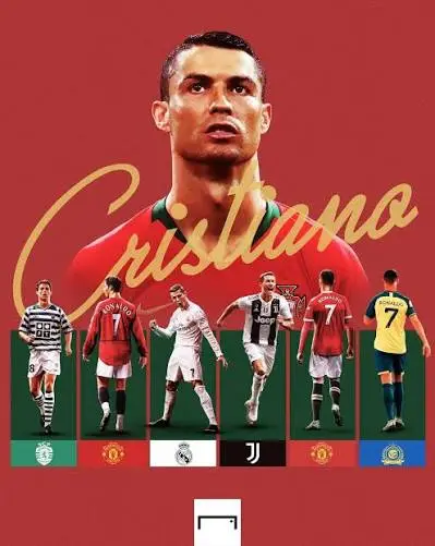 Cristiano Ronaldo during his legendary football career for club and country