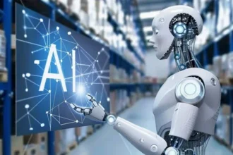 AI robotics system using artificial intelligence to help a robot perceive and interact with the physical world