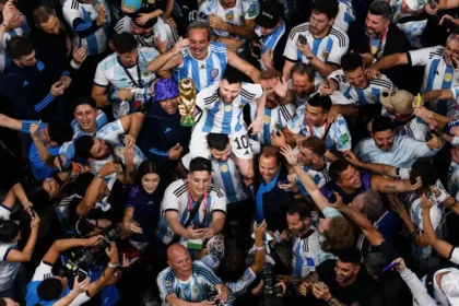 Lionel Messi Argentina career celebrating World Cup and Copa América success